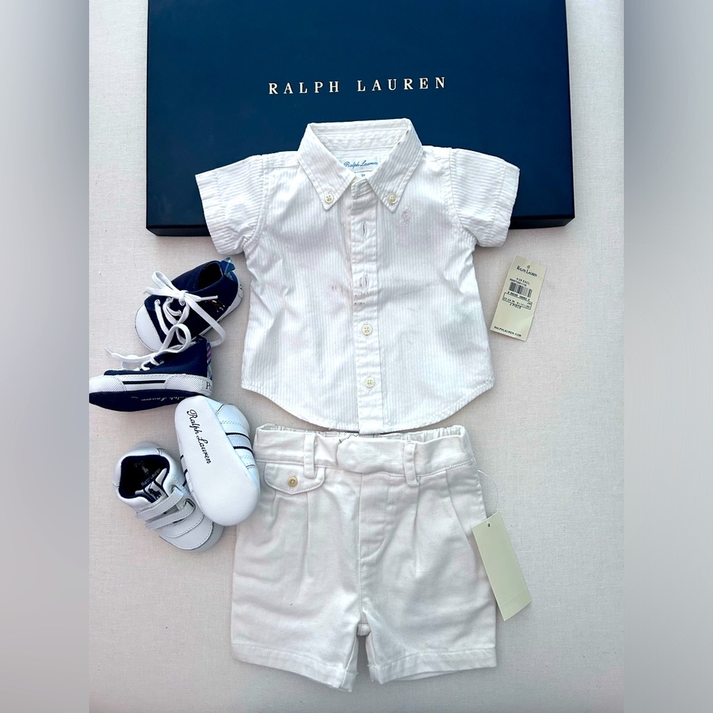 Ralph Lauren baby boy matching set 3m